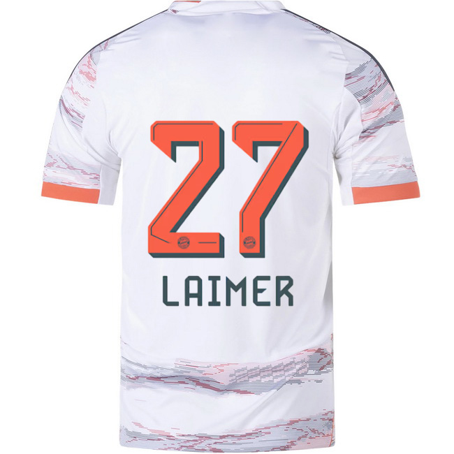 2025/26 Konrad Laimer #27 Away Men's Soccer Jersey