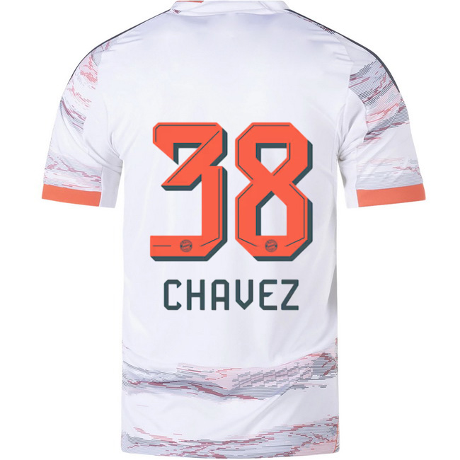 2025/26 Felipe Chavez #38 Away Men's Soccer Jersey
