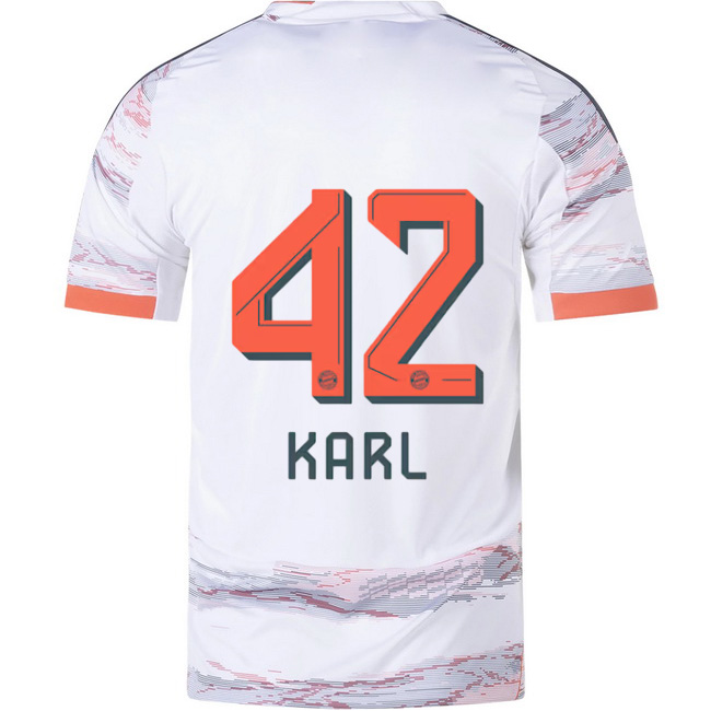 2025/26 Lennart Karl #42 Away Men's Soccer Jersey