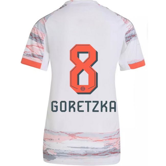 2025/26 Leon Goretzka #8 Away Women's Soccer Jersey