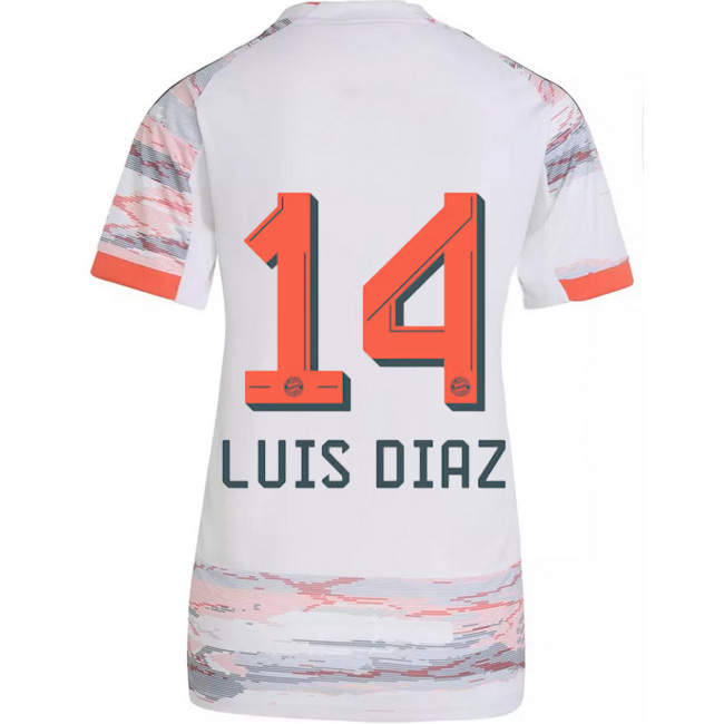 2025/26 Luis Diaz #14 Away Women's Soccer Jersey
