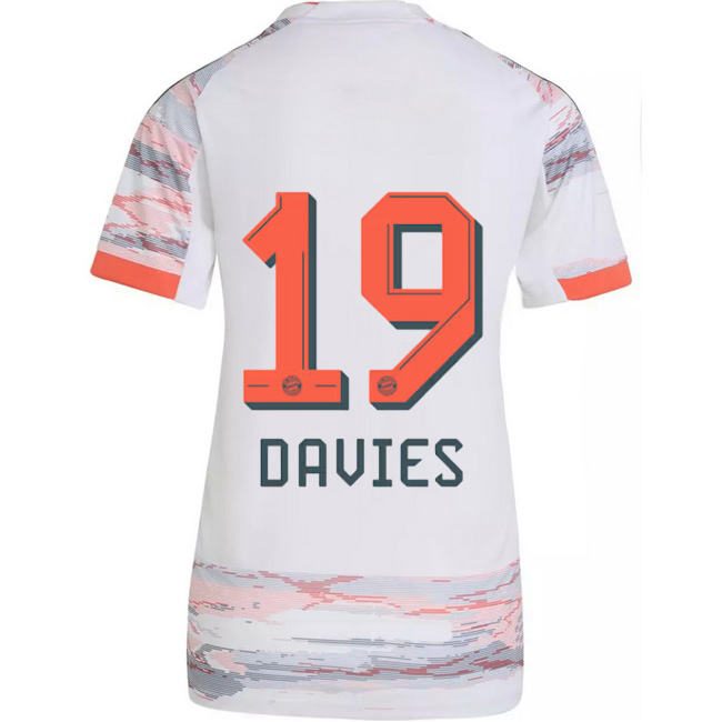 2025/26 Alphonso Davies #19 Away Women's Soccer Jersey