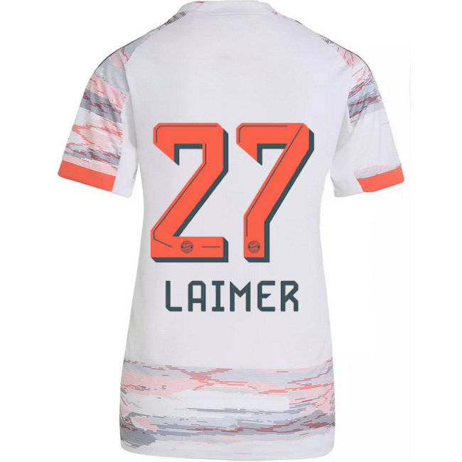 2025/26 Konrad Laimer #27 Away Women's Soccer Jersey