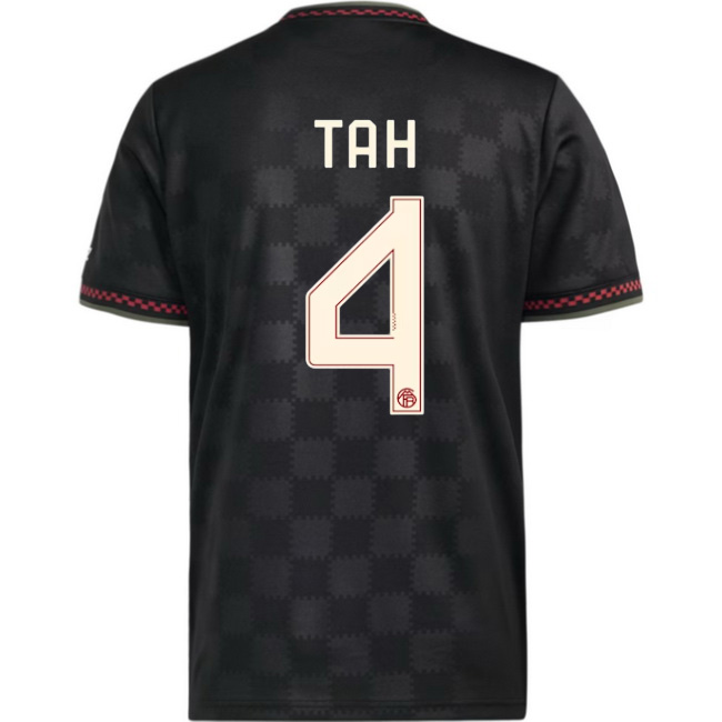 2025/26 Jonathan Tah #4 Third Men's Soccer Jersey