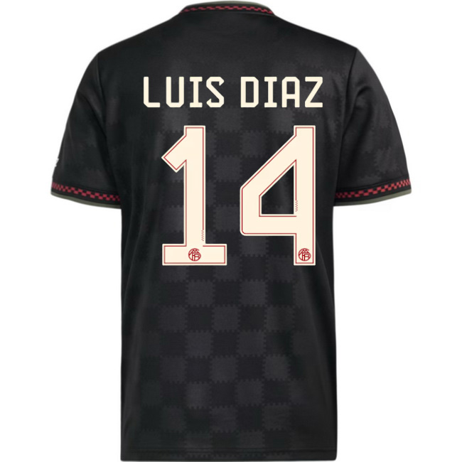 2025/26 Luis Diaz #14 Third Men's Soccer Jersey
