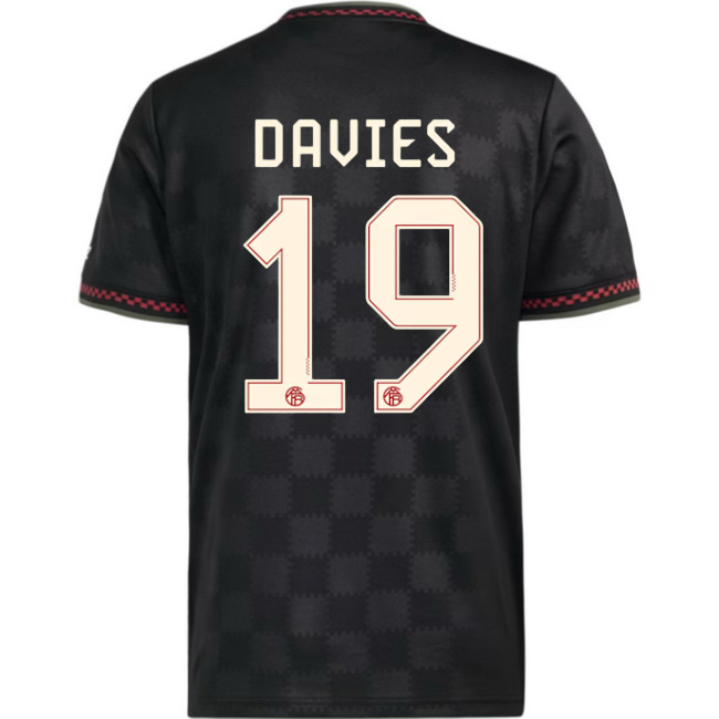 2025/26 Alphonso Davies #19 Third Men's Soccer Jersey