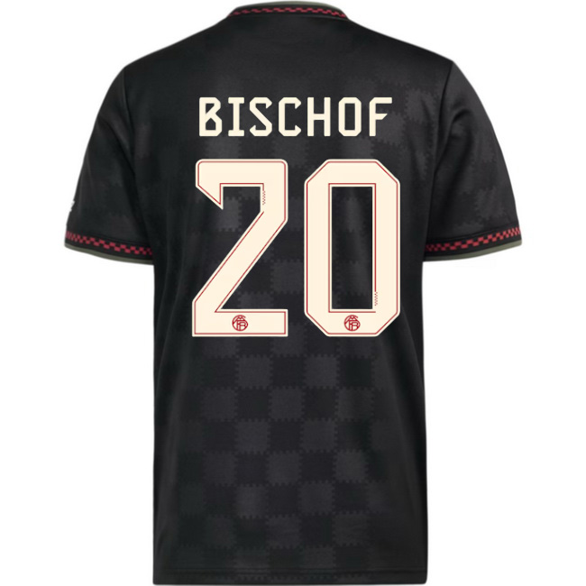 2025/26 Tom Bischof #20 Third Men's Soccer Jersey