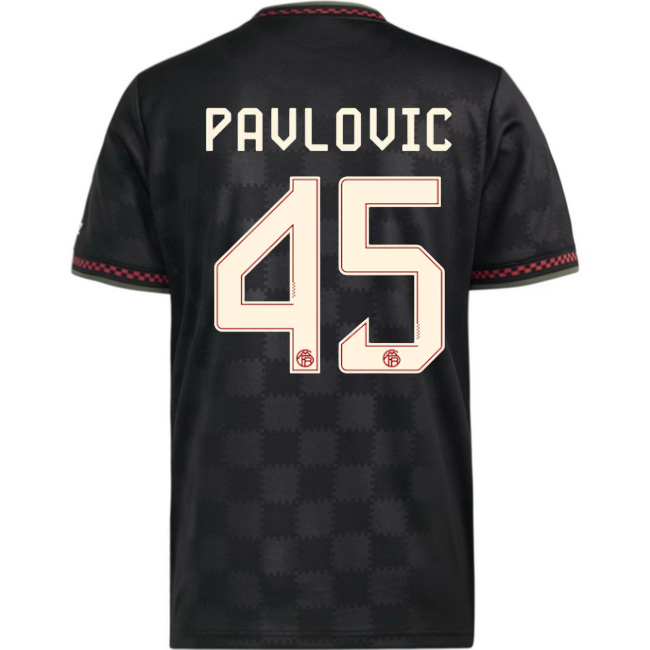 2025/26 Aleksandar Pavlovic #45 Third Men's Soccer Jersey