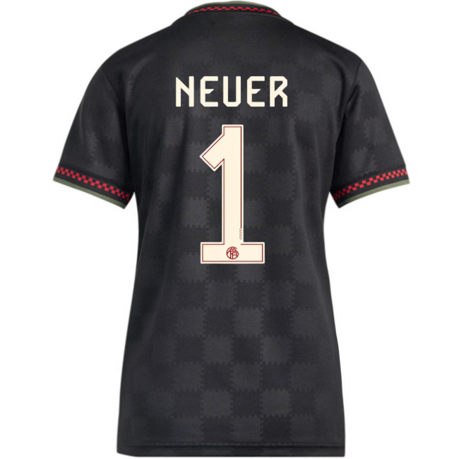 2025/26 Manuel Neuer #1 Third Women's Soccer Jersey
