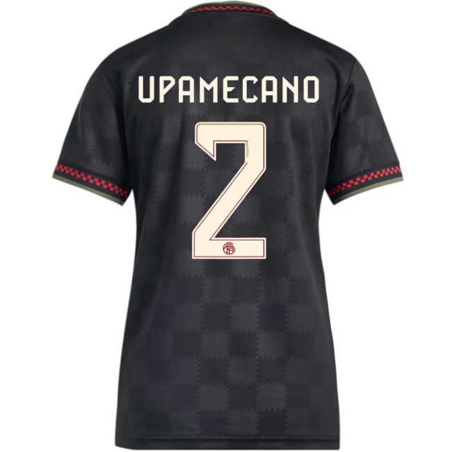 2025/26 Dayot Upamecano #2 Third Women's Soccer Jersey