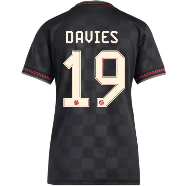 2025/26 Alphonso Davies #19 Third Women's Soccer Jersey