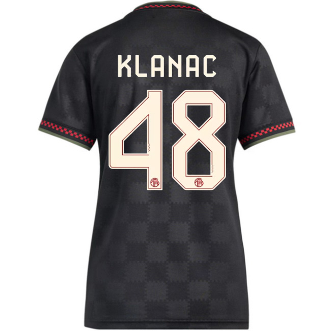 2025/26 Leon Klanac #48 Third Women's Soccer Jersey
