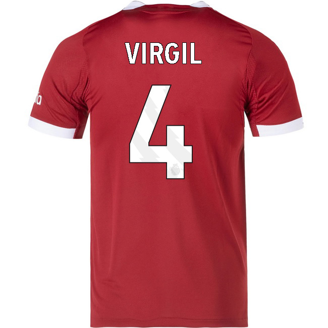 2025/26 Virgil van Dijk #4 Home Men's Soccer Jersey