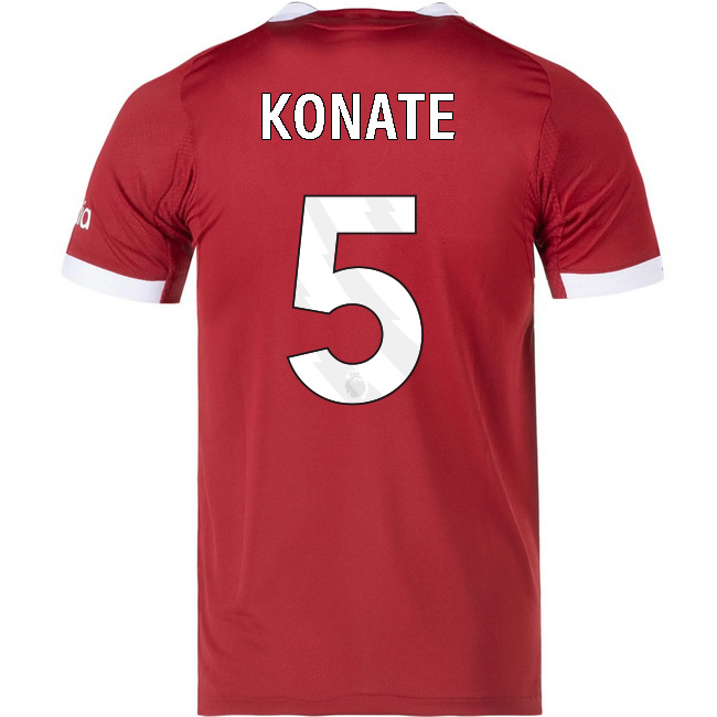 2025/26 Ibrahima Konate #5 Home Men's Soccer Jersey