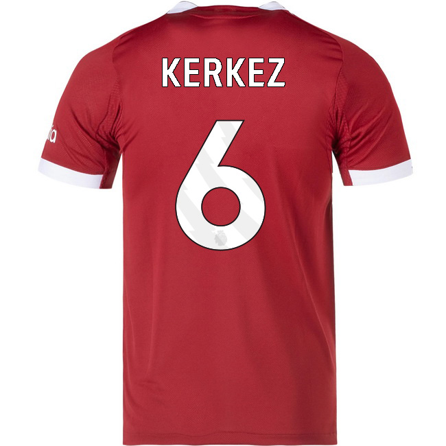 2025/26 Milos Kerkez #6 Home Men's Soccer Jersey