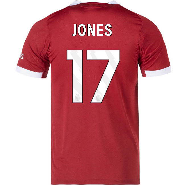 2025/26 Curtis Jones #17 Home Men's Soccer Jersey