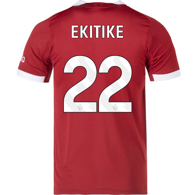 2025/26 Hugo Ekitike #22 Home Men's Soccer Jersey