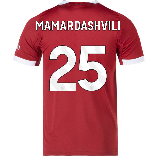 2025/26 Giorgi Mamardashvili #25 Home Men's Soccer Jersey