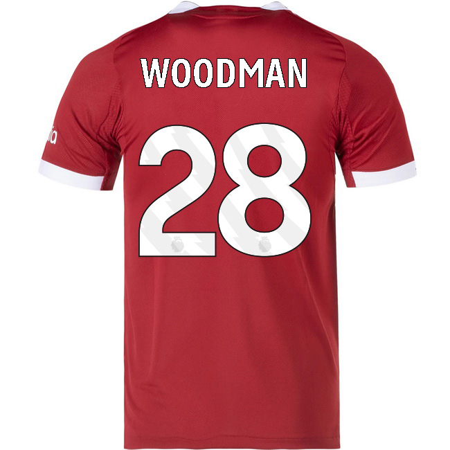 2025/26 Freddie Woodman #28 Home Men's Soccer Jersey