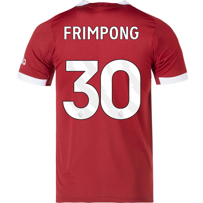 2025/26 Jeremie Frimpong #30 Home Men's Soccer Jersey
