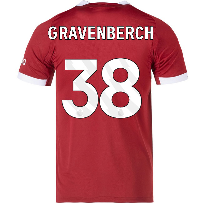 2025/26 Ryan Gravenberch #38 Home Men's Soccer Jersey