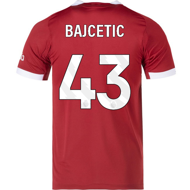 2025/26 Stefan Bajcetic #43 Home Men's Soccer Jersey