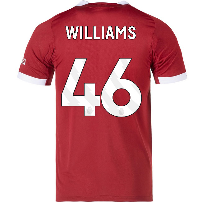2025/26 Rhys Williams #46 Home Men's Soccer Jersey