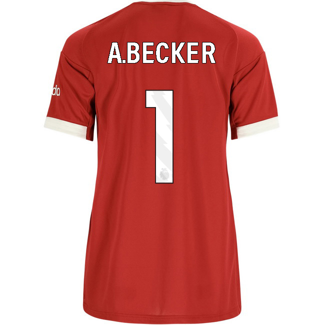 2025/26 Alisson Becker #1 Home Women's Soccer Jersey