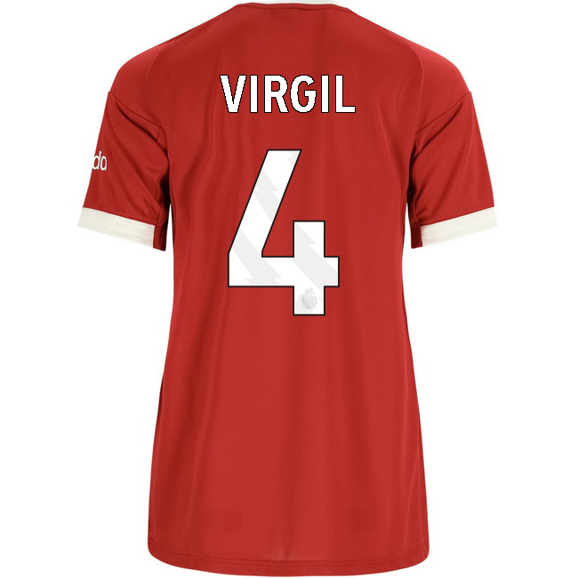 2025/26 Virgil van Dijk #4 Home Women's Soccer Jersey