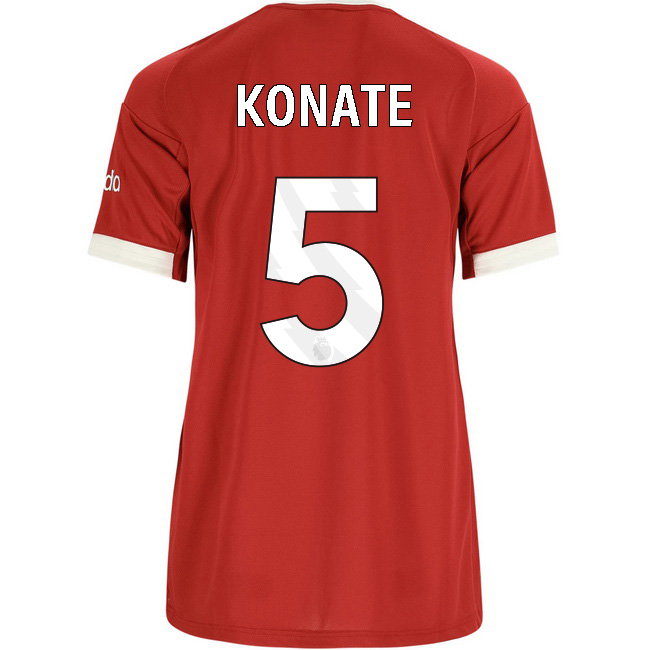 2025/26 Ibrahima Konate #5 Home Women's Soccer Jersey