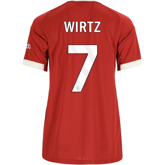 2025/26 Florian Wirtz #7 Home Women's Soccer Jersey