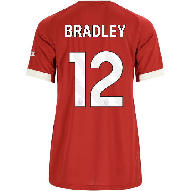 2025/26 Conor Bradley #12 Home Women's Soccer Jersey