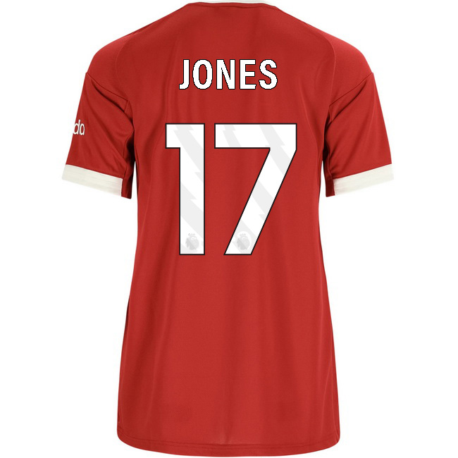 2025/26 Curtis Jones #17 Home Women's Soccer Jersey