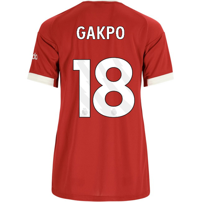2025/26 Cody Gakpo #18 Home Women's Soccer Jersey