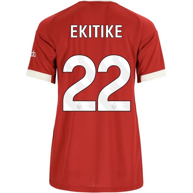 2025/26 Hugo Ekitike #22 Home Women's Soccer Jersey