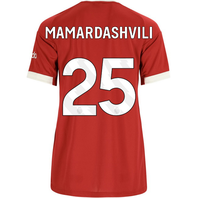 2025/26 Giorgi Mamardashvili #25 Home Women's Soccer Jersey