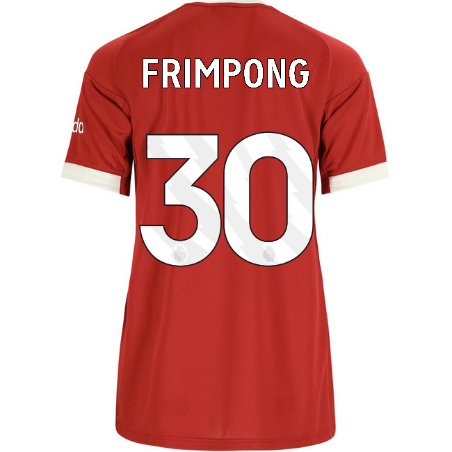 2025/26 Jeremie Frimpong #30 Home Women's Soccer Jersey