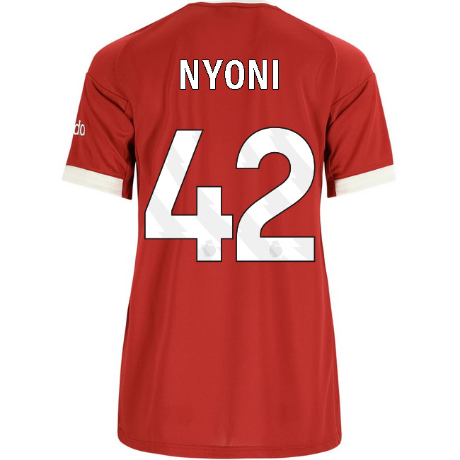 2025/26 Trey Nyoni #42 Home Women's Soccer Jersey