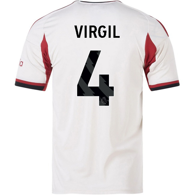 2025/26 Virgil van Dijk #4 Away Men's Soccer Jersey