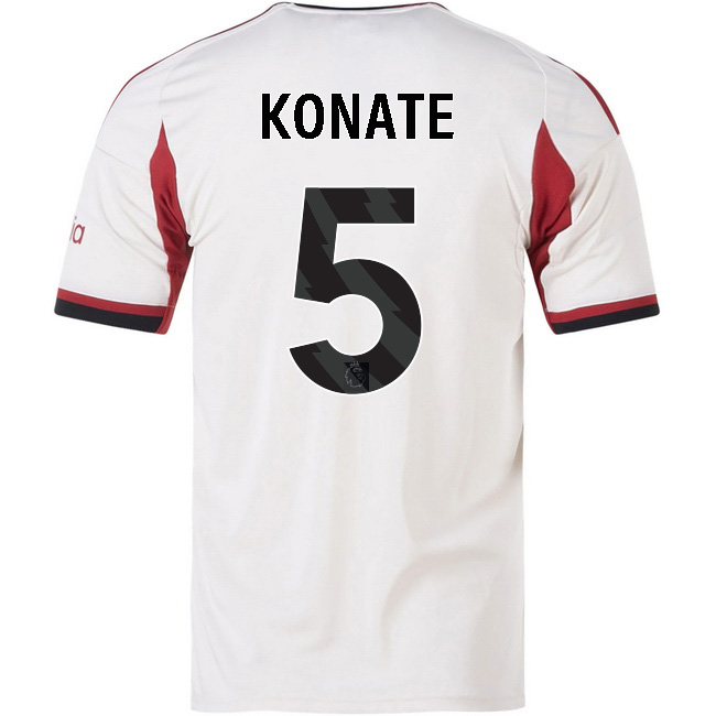 2025/26 Ibrahima Konate #5 Away Men's Soccer Jersey