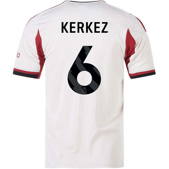 2025/26 Milos Kerkez #6 Away Men's Soccer Jersey