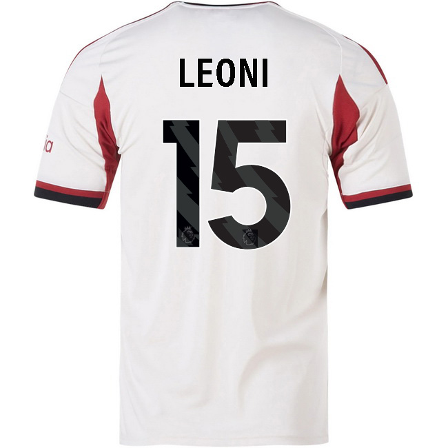 2025/26 Giovanni Leoni #15 Away Men's Soccer Jersey