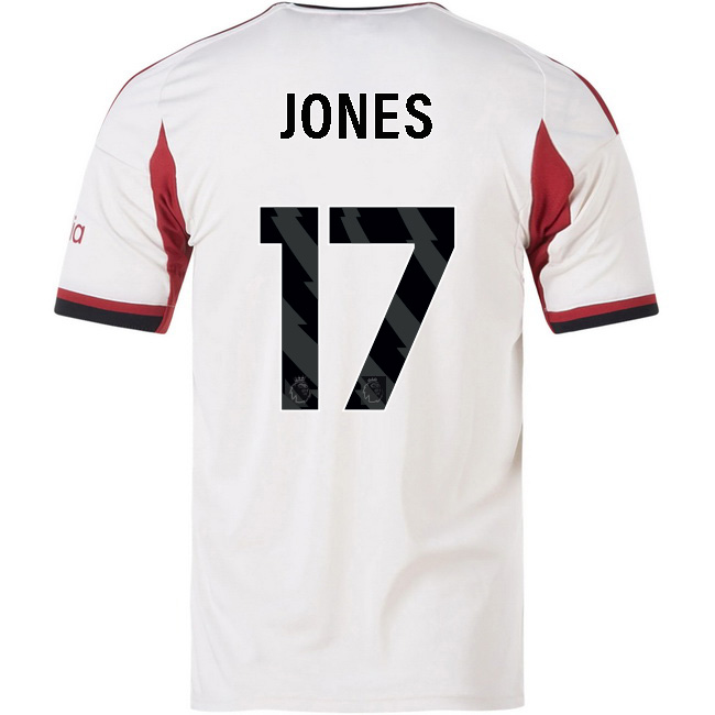 2025/26 Curtis Jones #17 Away Men's Soccer Jersey