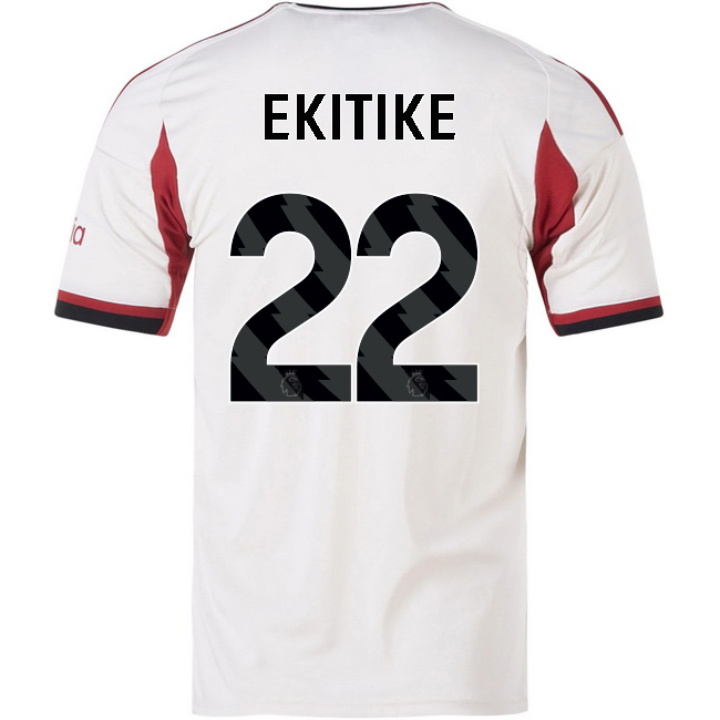 2025/26 Hugo Ekitike #22 Away Men's Soccer Jersey