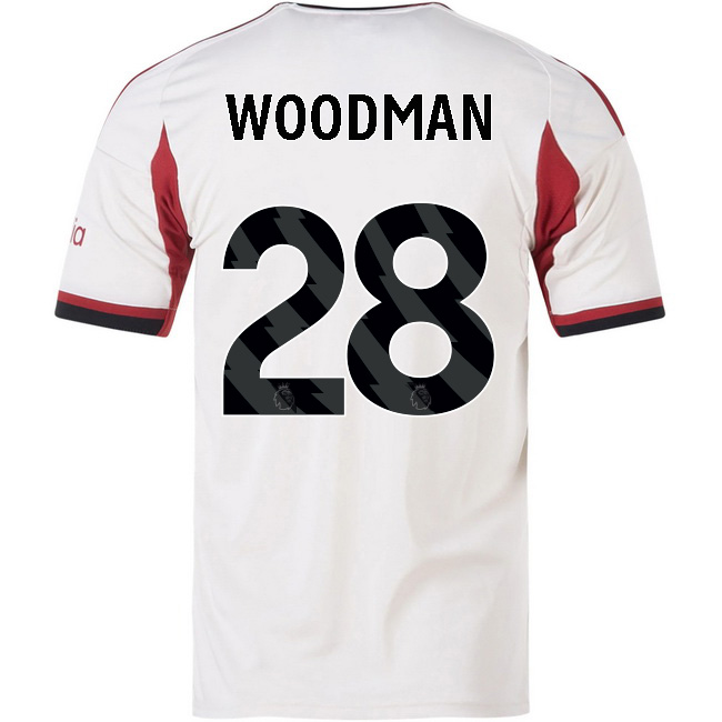 2025/26 Freddie Woodman #28 Away Men's Soccer Jersey