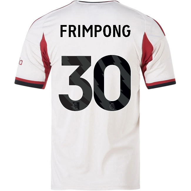 2025/26 Jeremie Frimpong #30 Away Men's Soccer Jersey