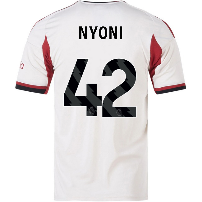 2025/26 Trey Nyoni #42 Away Men's Soccer Jersey