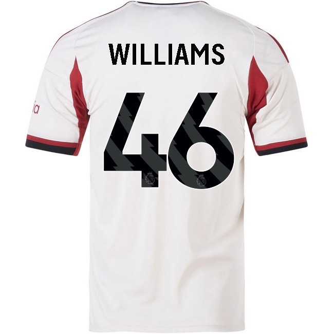 2025/26 Rhys Williams #46 Away Men's Soccer Jersey