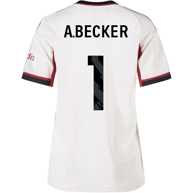 2025/26 Alisson Becker #1 Away Women's Soccer Jersey