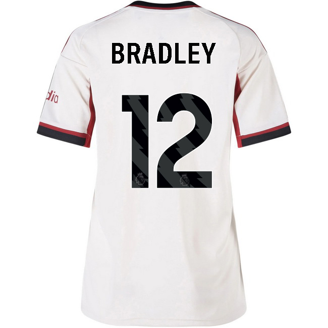2025/26 Conor Bradley #12 Away Women's Soccer Jersey
